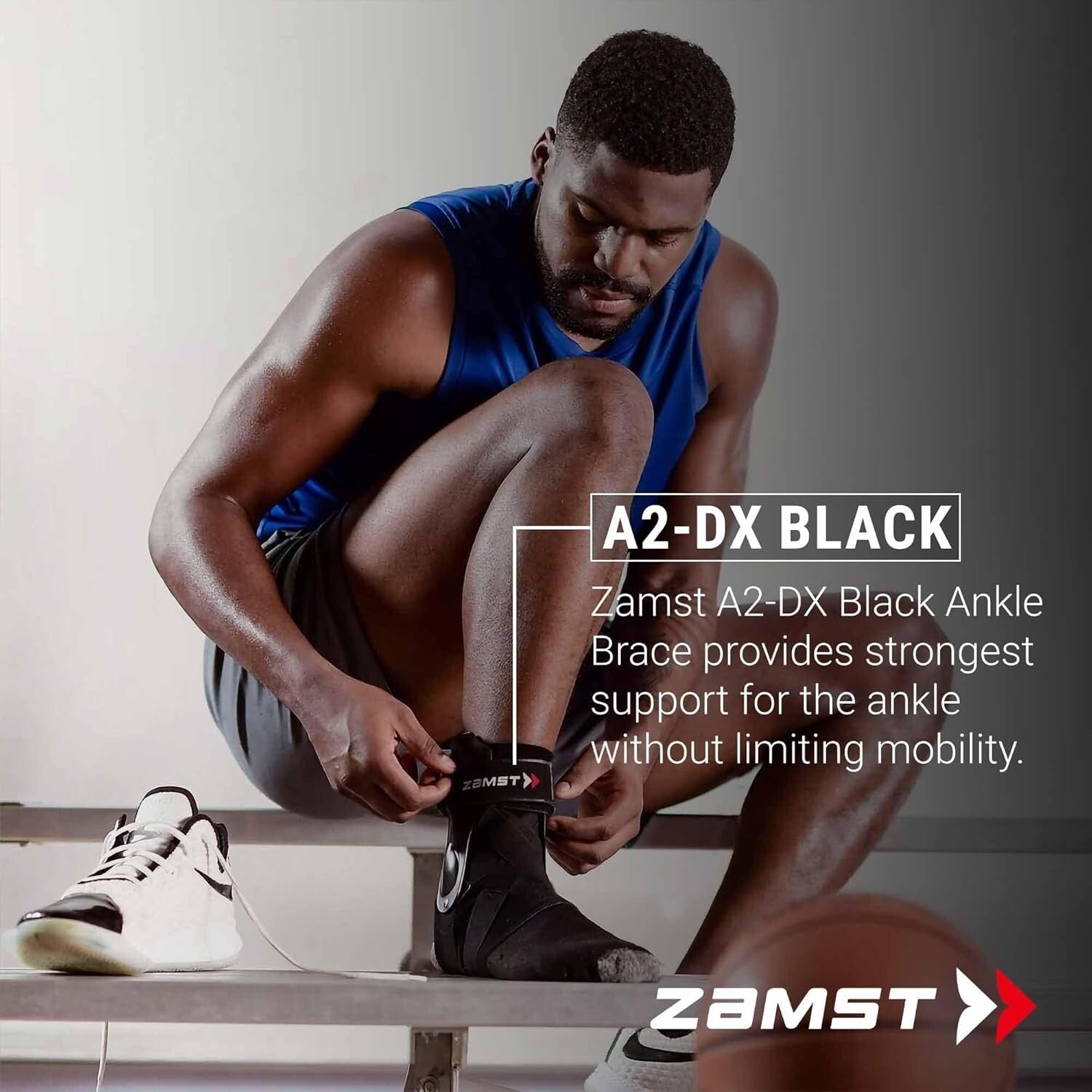 A2-DX Protective Ankle Brace - Tailored Fit for Sports Enthusiasts - Black, Left
