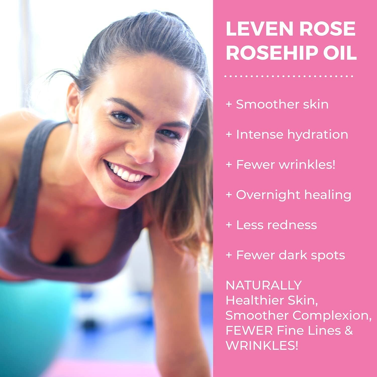 32oz Anti-Aging Rosehip Seed Oil - Nourishing Moisturizer for Skin & Hair