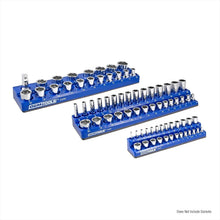 Load image into Gallery viewer, Magnetic Socket Organizer Set - Non-Marring Trays for 1/4" and 1/2" Sockets