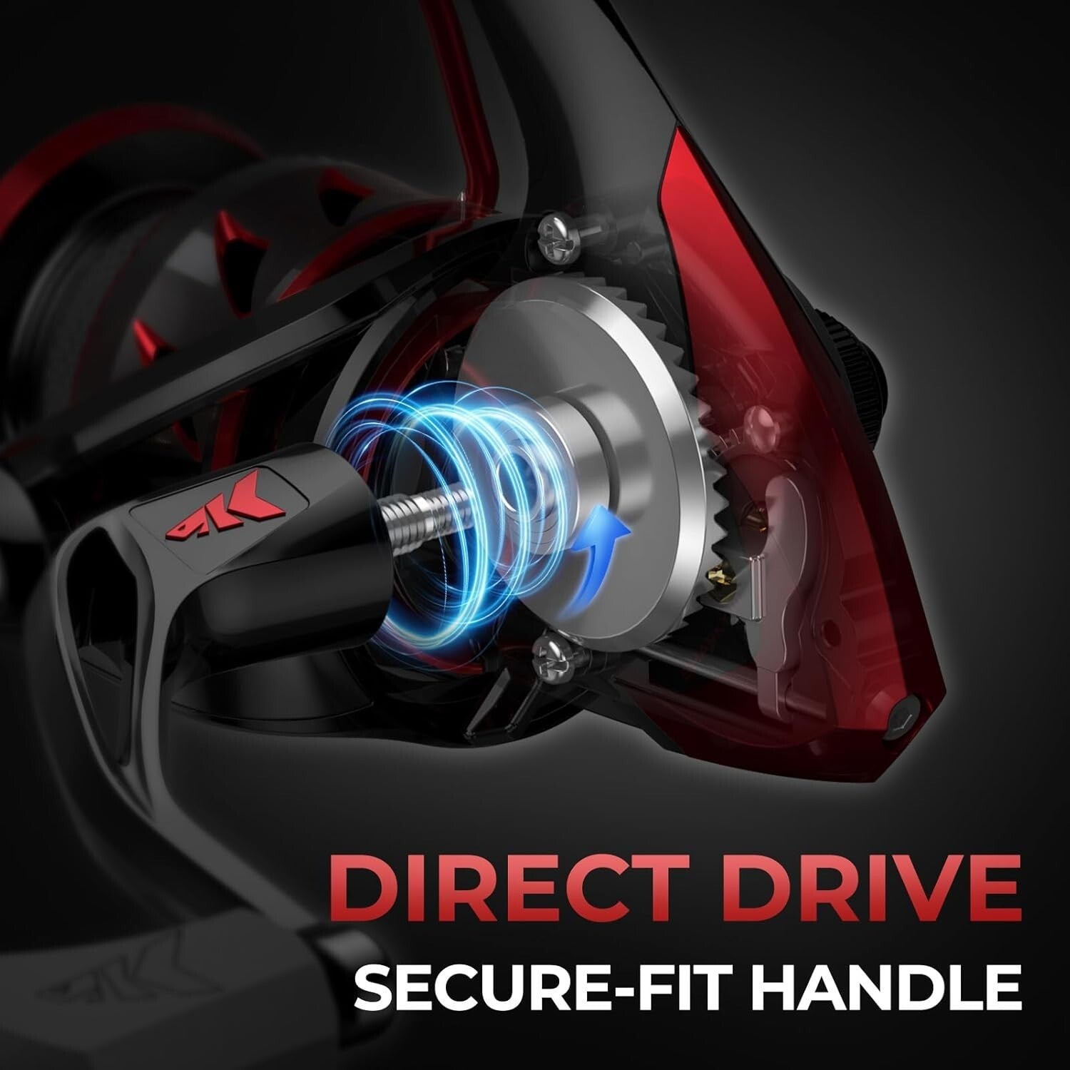 Affordable Sharky III Fishing Reel - 39.5 lbs Drag, Perfect for All Waters