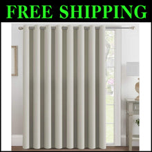 Load image into Gallery viewer, Thermal Insulated Blackout Curtains 100"W x 96"L - Elegant Room Divider Solution