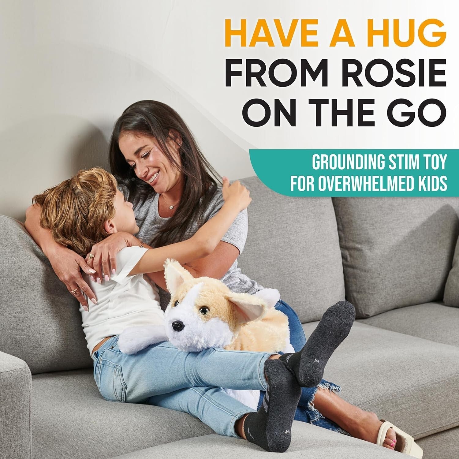 5lb Weighted Lap Blanket - Comforting Plush for Kids & Adults with Sensory Needs