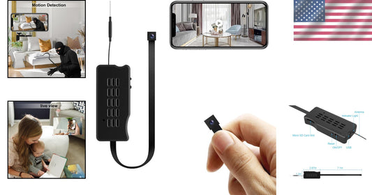 Wireless DIY Mini Camera with Motion Detection - Perfect Home Surveillance Tool