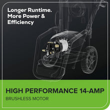 Load image into Gallery viewer, Compact Electric Pressure Washer - 3000 PSI with Versatile Nozzles &amp; Wheels