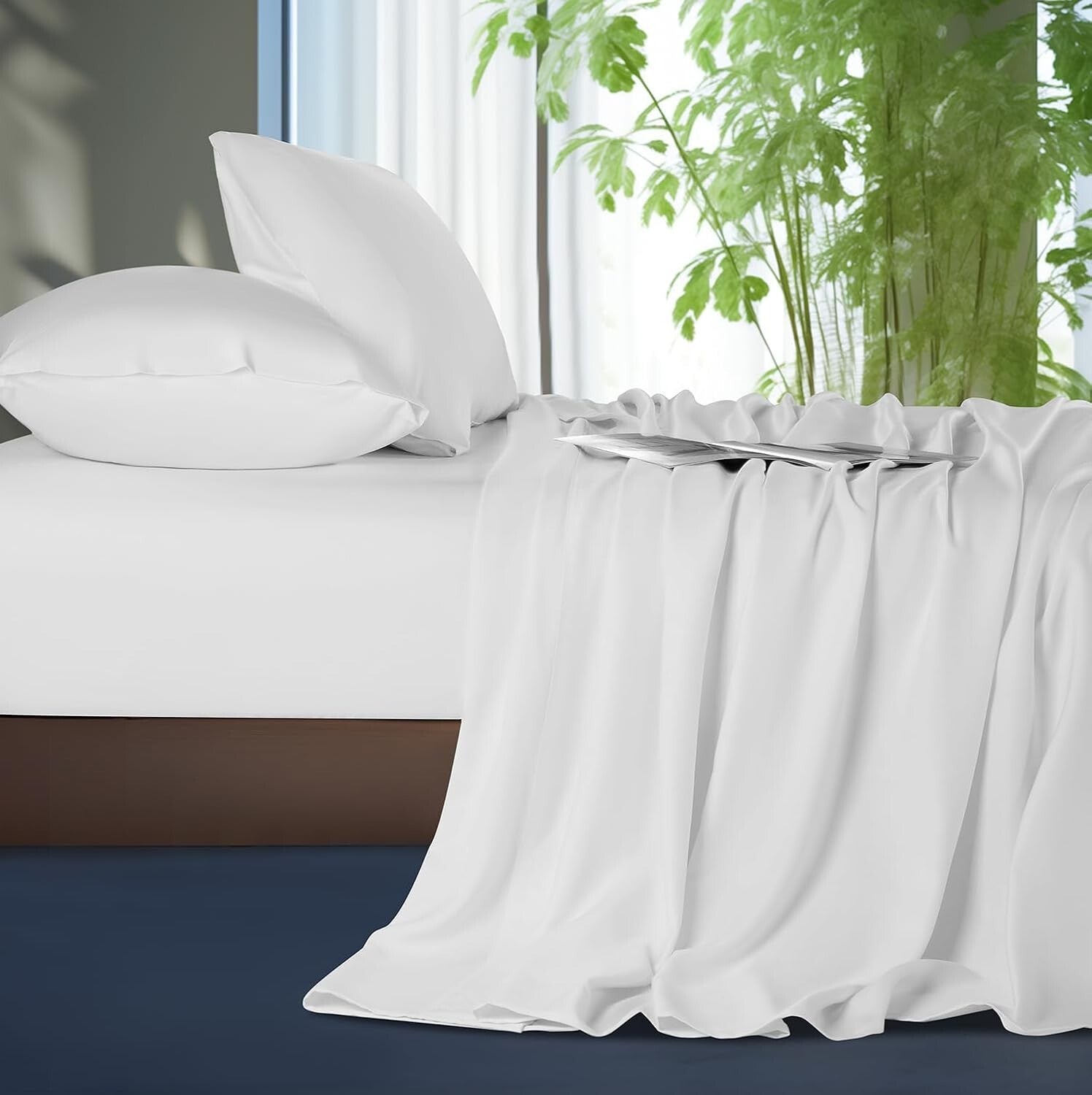 100% Tencel Lyocell King Sheets - Breathable & Hypoallergenic for Hot Sleepers