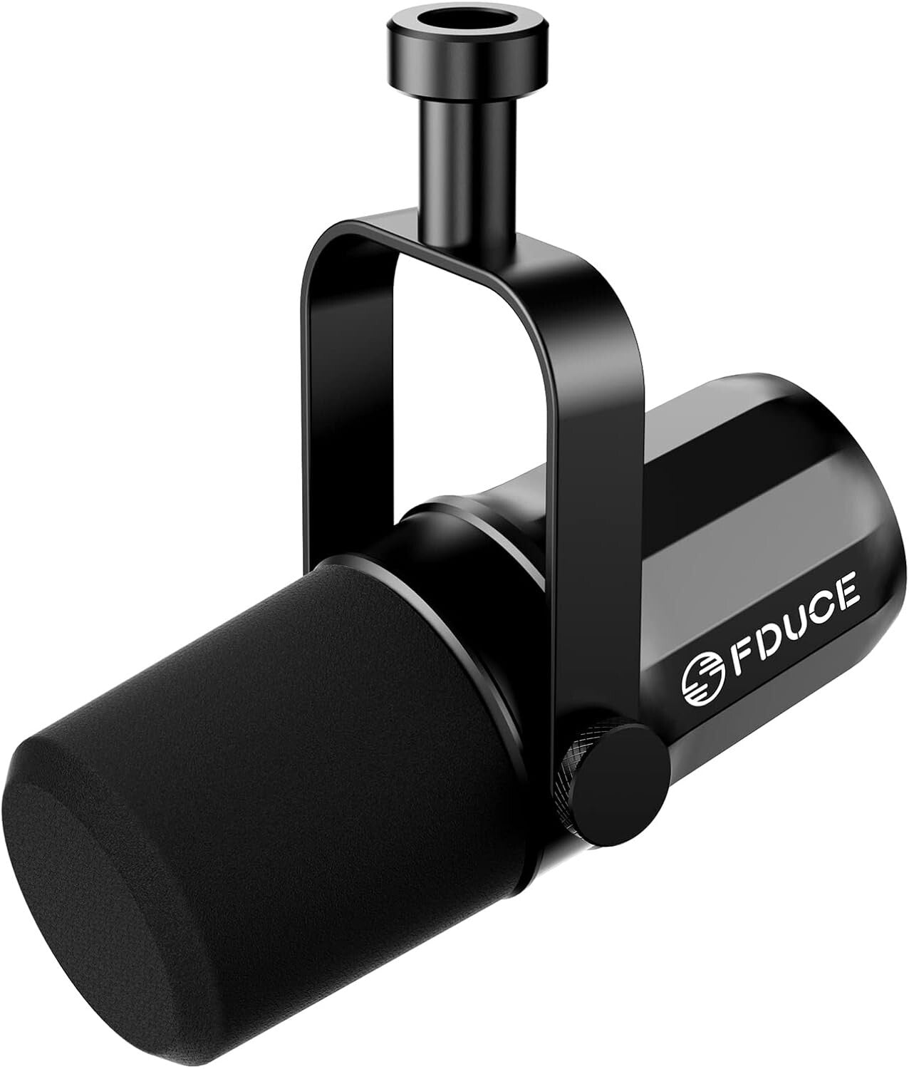 All-Metal Cardioid Dynamic Microphone with Voice Isolation for Clear Recording