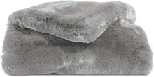 Load image into Gallery viewer, Dove Grey Faux Fur Cuddle Throw - Plush &amp; Cozy 60" x 50" for Ultimate Relaxation