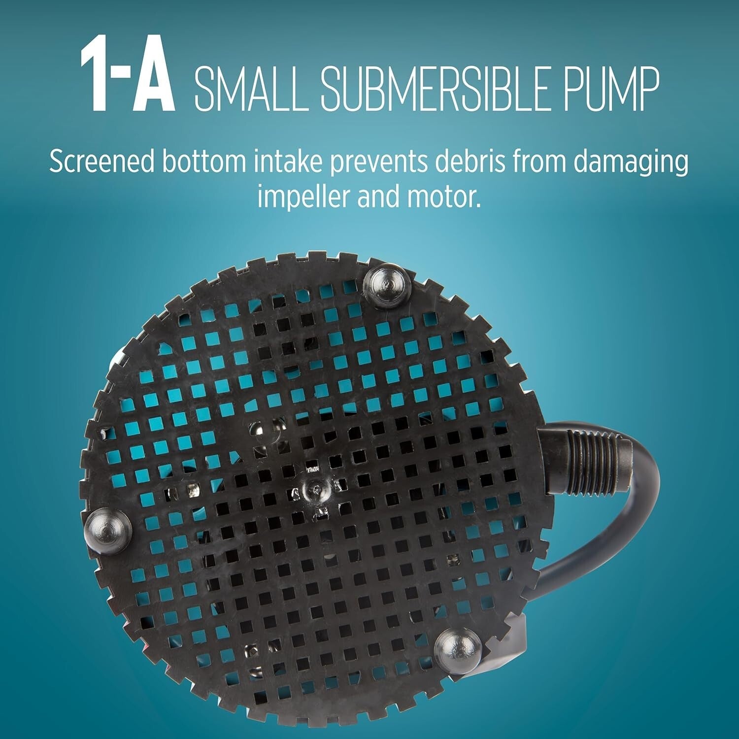 1-A 115V 170 GPH Submersible Pump - Epoxy Coated for Fountains & Hydroponics