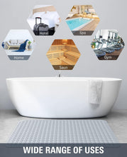 Load image into Gallery viewer, Oversized TPE Bath Mat with Quick Drain Holes: Comfort and Safety Combined