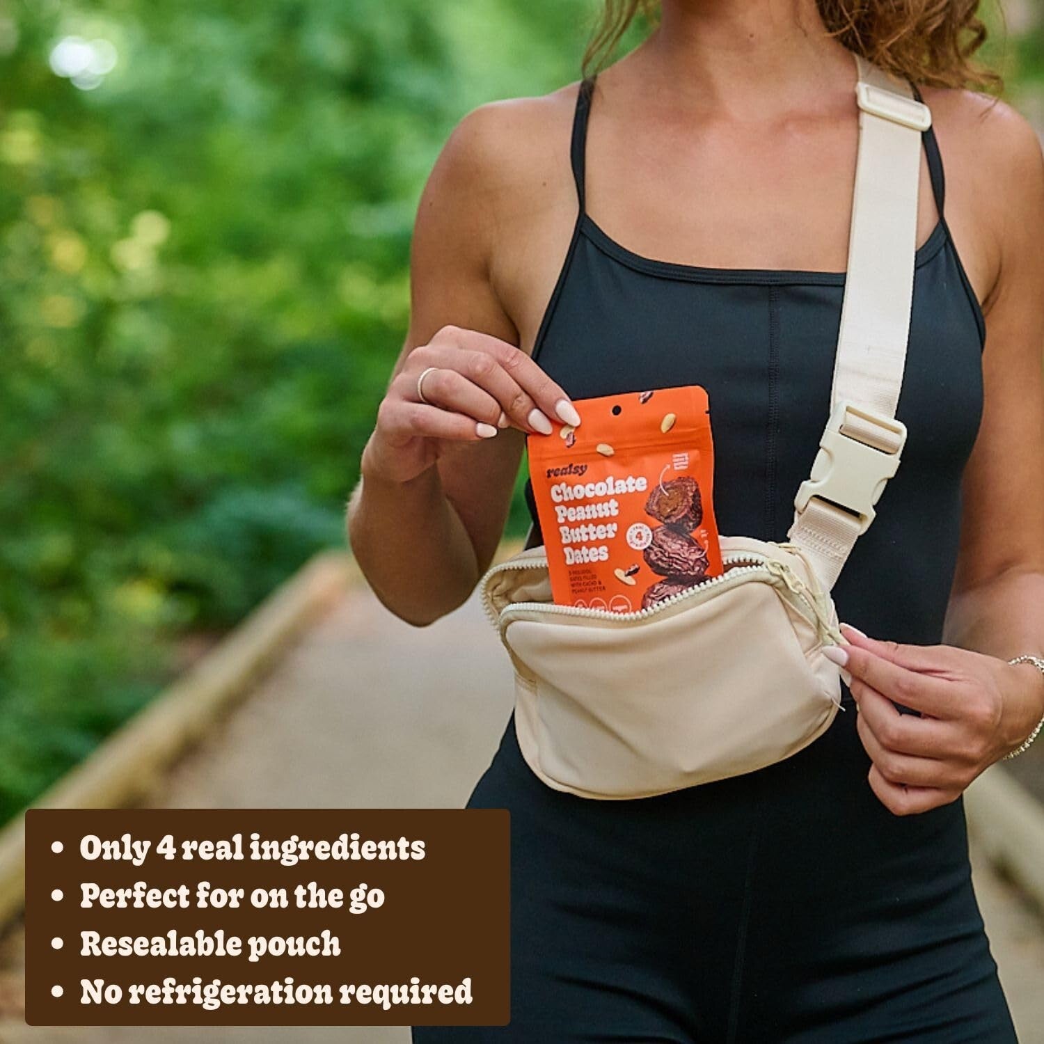 All-Natural Peanut Butter Chocolate Filled Dates – Organic, Gluten-Free, Vegan