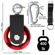 Load image into Gallery viewer, Versatile Aluminum Pulley Kit with Double-Sided Bearings - Perfect for Lifting