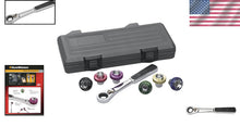 Load image into Gallery viewer, Professional 7-Piece Metric Socket Set with 3/8" Drive - Oil Drain Essentials