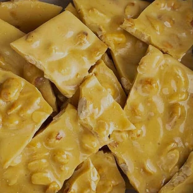 Classic Homemade Style Peanut Brittle - 6-Pound Bulk Size for Anytime Enjoyment