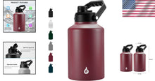 Load image into Gallery viewer, Large 1 Gallon Dishwasher Safe Water Jug with Ergonomic Handle &amp; Anti-slip Base