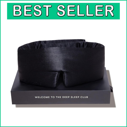 Award-Winning Silk Sleep Mask - Luxurious Light-Blocking Solution for All Sizes