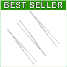 Load image into Gallery viewer, 18/10 Stainless Steel Kitchen Tongs Pack of 3 - Ideal for BBQ and Cooking