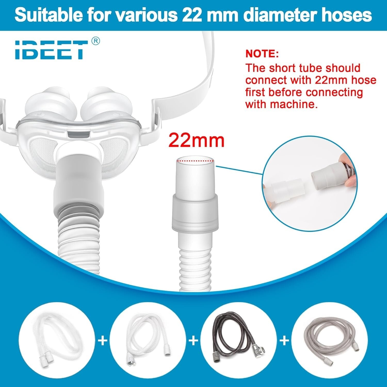 Lightweight Large Nasal Pillow Kit for P10 - Upgrade Your Sleep Experience