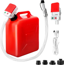 Load image into Gallery viewer, Fast &amp; Safe Portable Gas Can Pump - 3.2 GPM, Battery/USB Powered with 4 Adapters