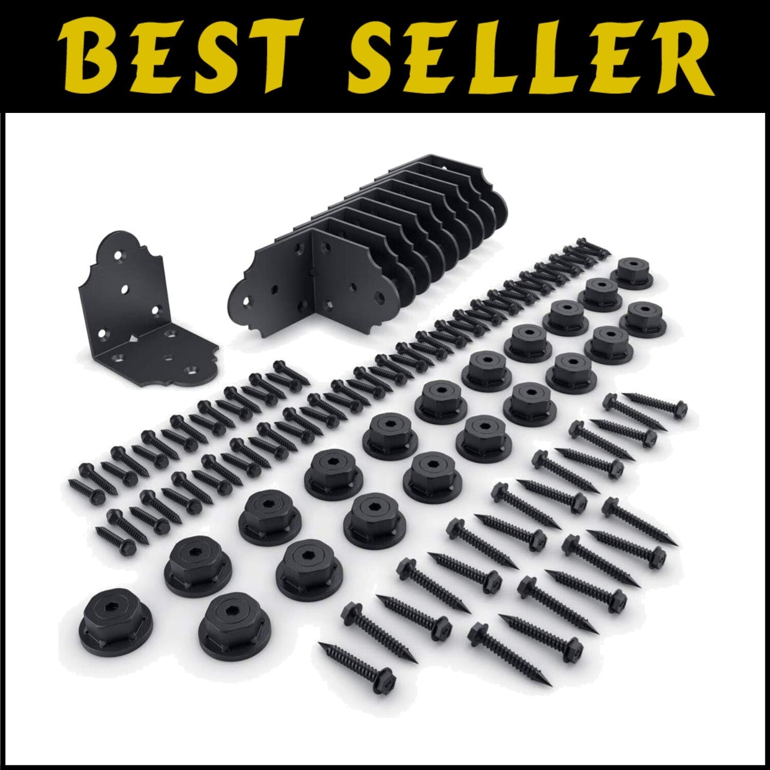 4-Pack Laredo Sunset Rafter Clips - Corrosion-Resistant Steel for All Projects