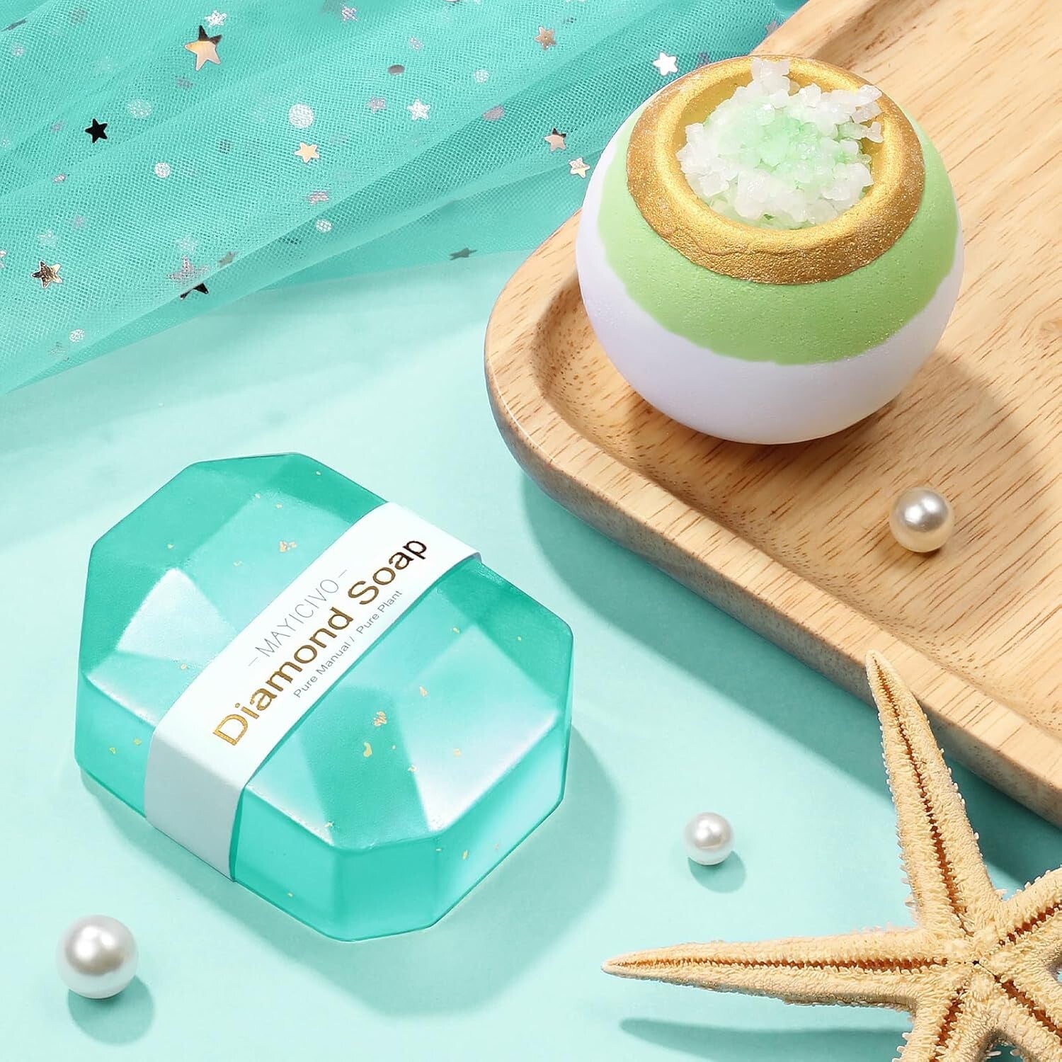 Unique Birthday Gifts for Women: Ocean Relaxing Spa Basket with Flannel Blankets