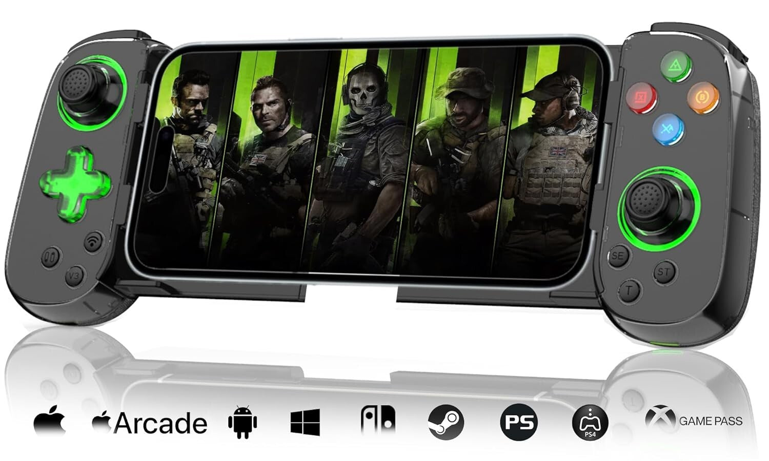 Turbo & 6-Axis Gyro Mobile Gaming Controller for Seamless Streaming Experience