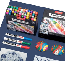 Load image into Gallery viewer, Water-Resistant Oil Paint Markers - Extra Fine Point, 48 Colors for Detail