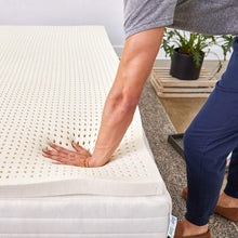 Load image into Gallery viewer, Soft GOLS Certified Twin Size Natural Latex Topper - Ultimate Sleep Comfort
