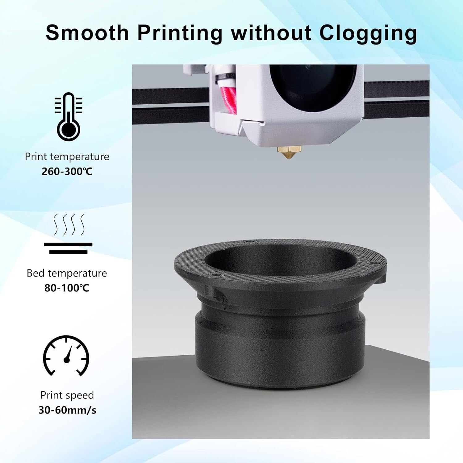 Precision PA6-CF Carbon Fiber Nylon Filament 1.75mm - Ideal for Functional Parts