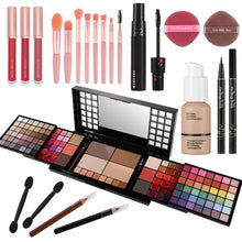 Load image into Gallery viewer, Elegant Makeup Gift Set for Women: All-in-One Case with Mirror and Tools