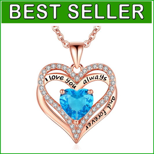 Luxurious Rose Gold Heart Necklace in S925 Silver for Women - Thoughtful Gift