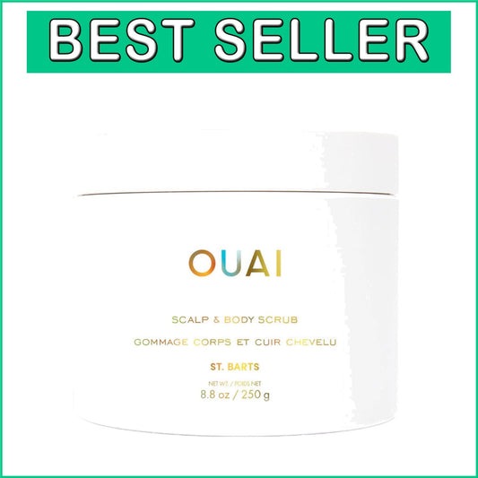 8.8 Oz St. Barts Body Scrub with Coconut Oil & Sugar for Luxurious Exfoliation