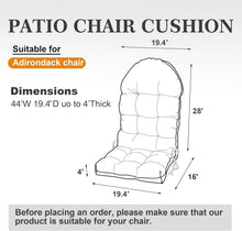 Load image into Gallery viewer, Elegant Red Adirondack Chair Cushion 44x19.4-Inch, Fade-Resistant &amp; Comfortable