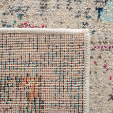 Load image into Gallery viewer, Durable Bohemian Runner Rug 2'2"x10' - Stain Resistant &amp; Non-Shedding Grey/Gold