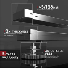 Load image into Gallery viewer, Modern 12" Brushed Stainless Steel Shower Drain with Hair Strainer &amp; Accessories