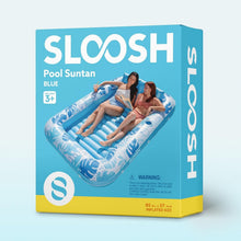 Load image into Gallery viewer, Comfortable XL Blue Inflatable Tanning Pool Lounger - Perfect for Summer Fun