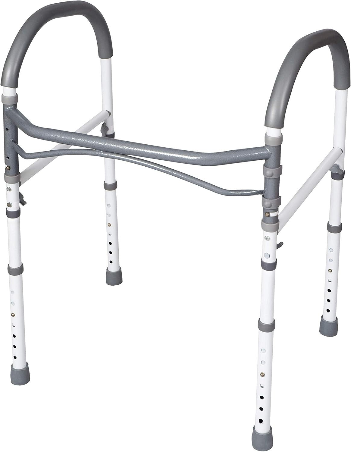 Adjustable Toilet Safety Rails and Handles for Seniors - Easy Setup & Sturdy