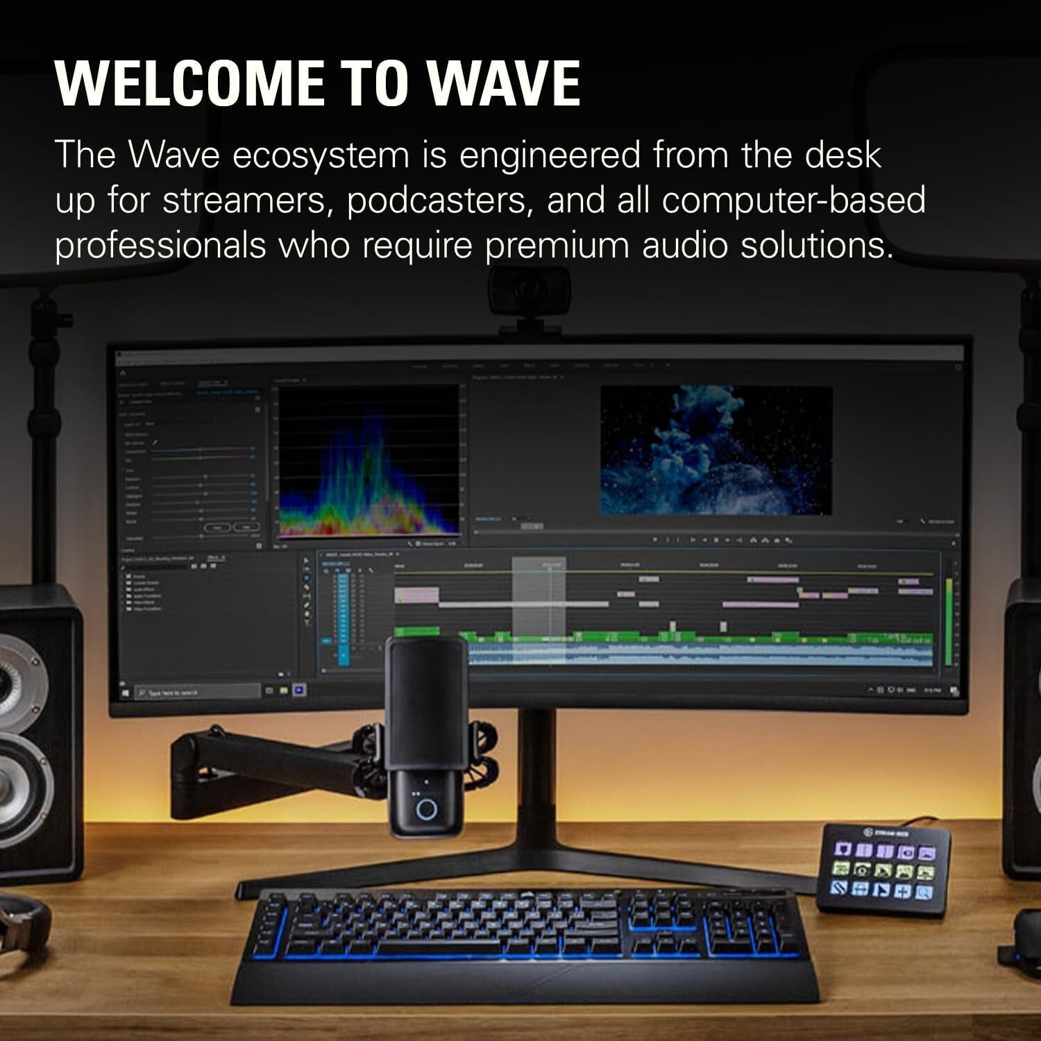 All-Metal Low Profile Mic Arm with 360-Degree Rotation for Professional Use