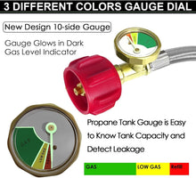 Load image into Gallery viewer, Efficient RV Propane Regulator with No-Interrupt Changeover &amp; 18" Braided Hoses