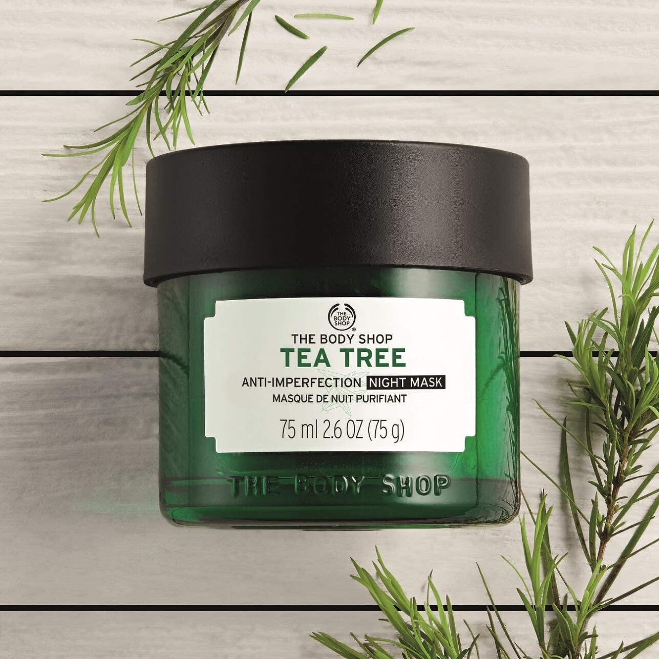 Vegan Tea Tree Anti-Imperfection Night Mask - 2.6 Fl Oz - Clear Skin Overnight