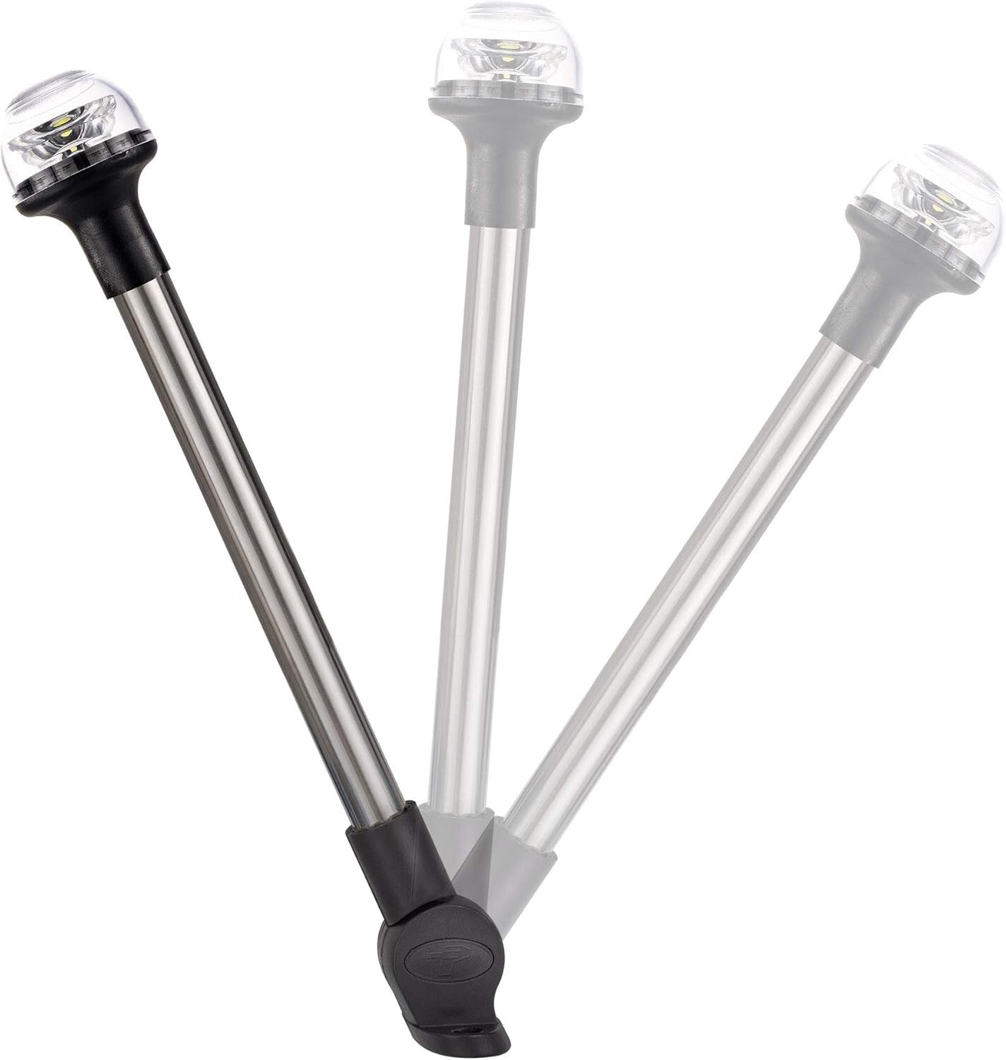 Folding LED Boat Stern Light - Two-Mile Visibility for Safe Night Navigation