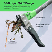 Load image into Gallery viewer, Hands-Free Dandelion Weeder with 40" Cast Iron Handle – Lightweight &amp; Ergonomic