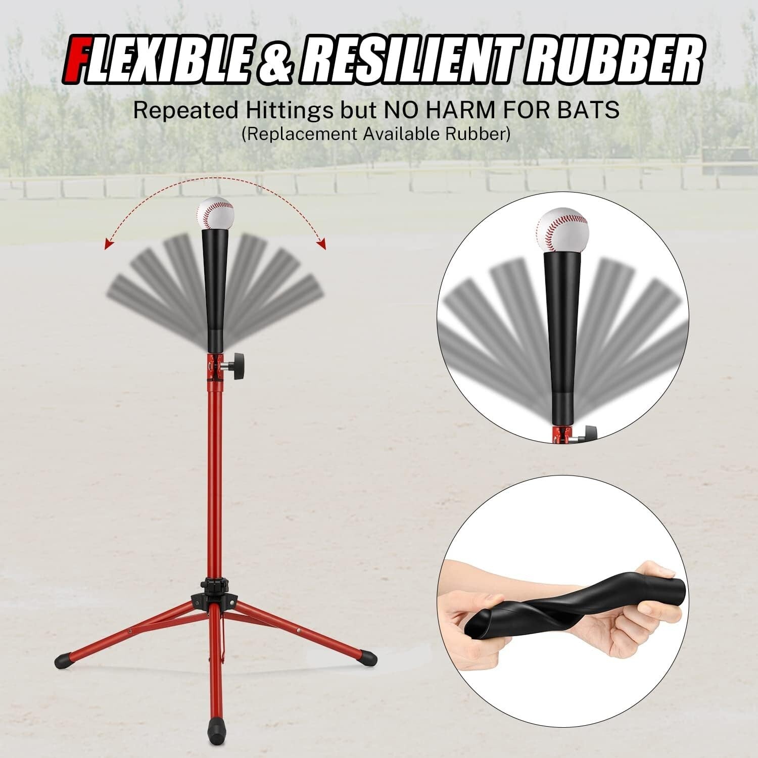 Durable 7' x 7' Softball Practice Net with High-Strength Frame & Carrying Bag