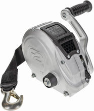 Load image into Gallery viewer, Dual Gear F2 Trailer Winch - 1,600 lbs Capacity with 20' Strap &amp; Mounting Kit