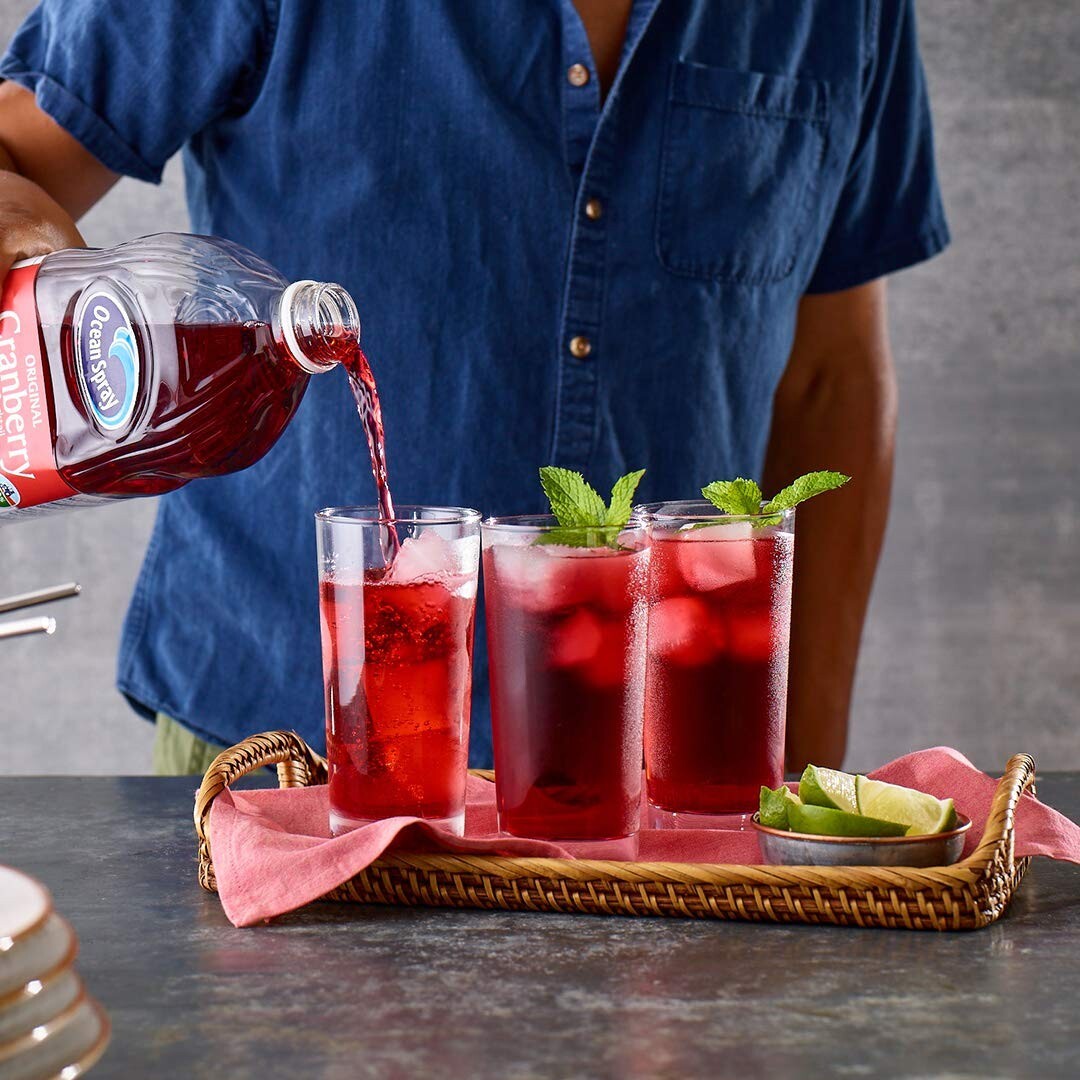 Cran50 Cranberry Juice Drink - 101.4 Fl Oz Pack of 6, 50 Calories per Serving