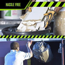 Load image into Gallery viewer, Frustration-Free 55 Gallon Trash Bags - 100 Pack - Made from Recycled Materials