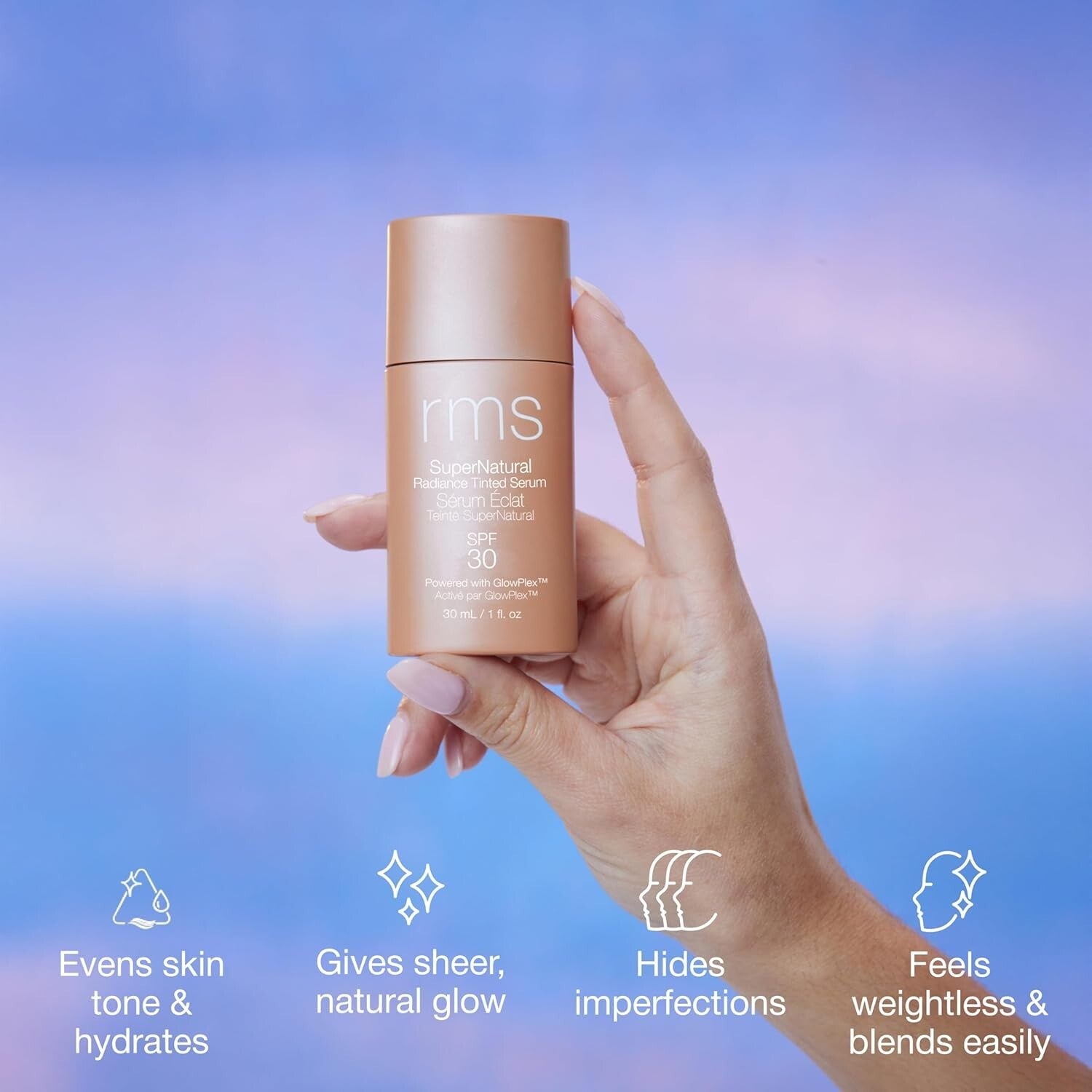 SuperNatural Radiance Tinted Sunscreen SPF 30 - Evens Skin Tone & Boosts Glow