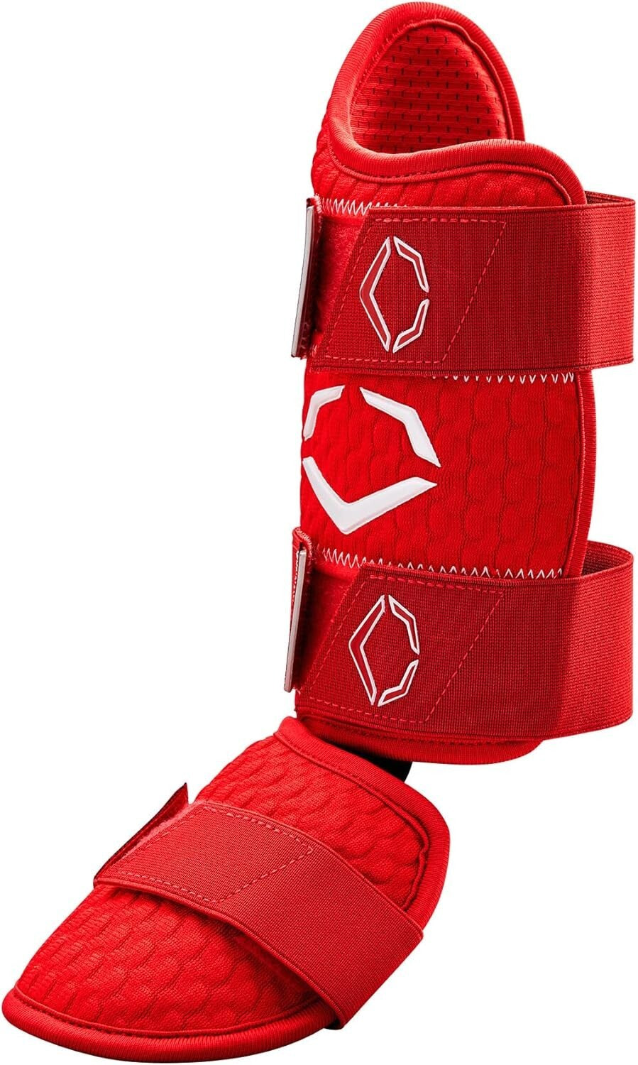 Custom Fit Pro-SRZ 2.0 Batter's Leg Guard in Scarlet for Right Handed Players