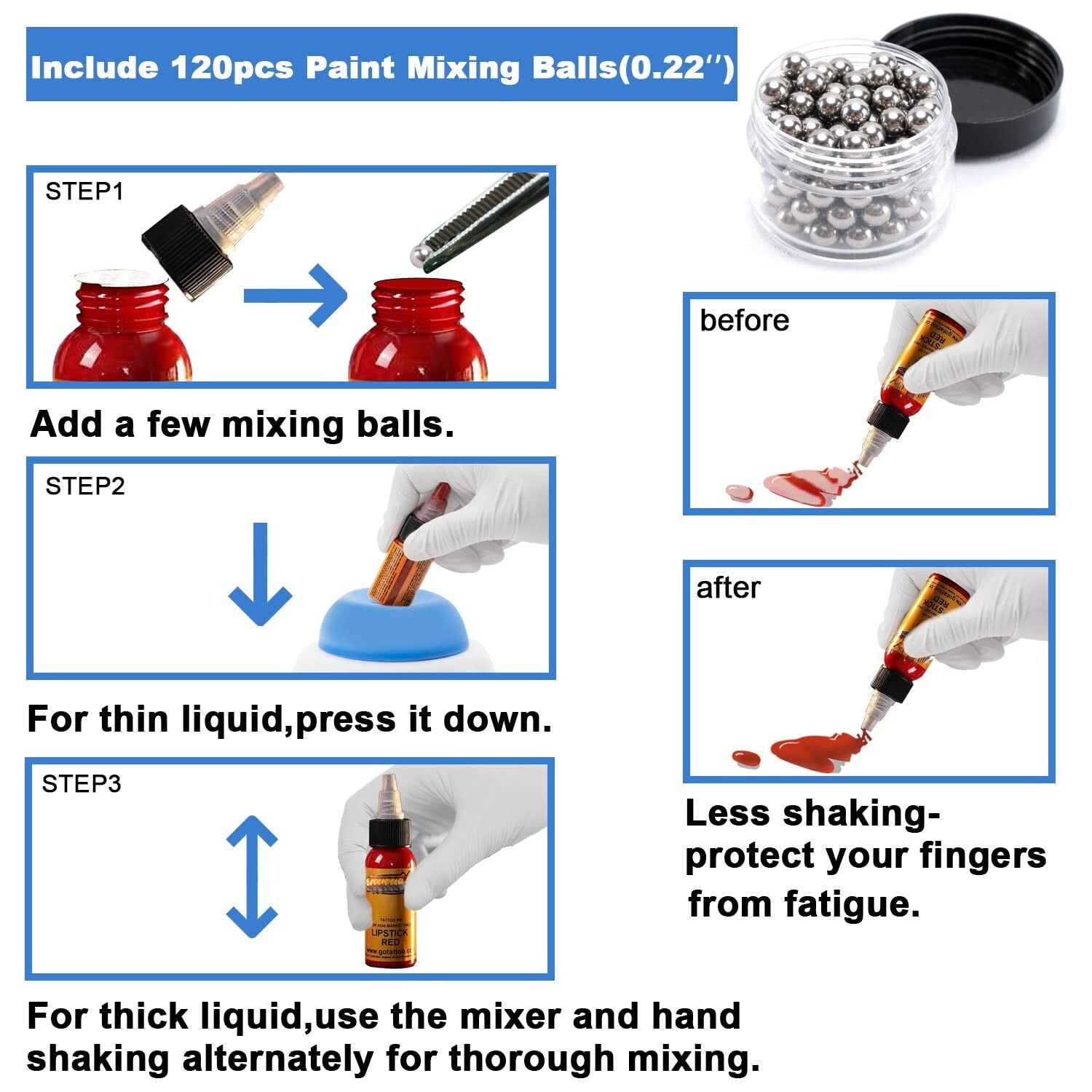 Mini Vortex Mixer with Touch Function - Perfect for Lab & Nail Polish Mixing