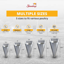 Load image into Gallery viewer, Multi-Size Poultry Processing Cone - Safe Hemmed Edges for Fast Slaughtering