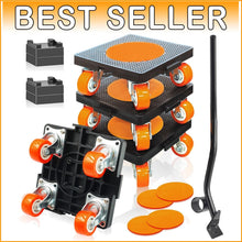 Load image into Gallery viewer, Durable Furniture Dolly Set with 16 Wheels - Ideal for Sofa, Piano, and More